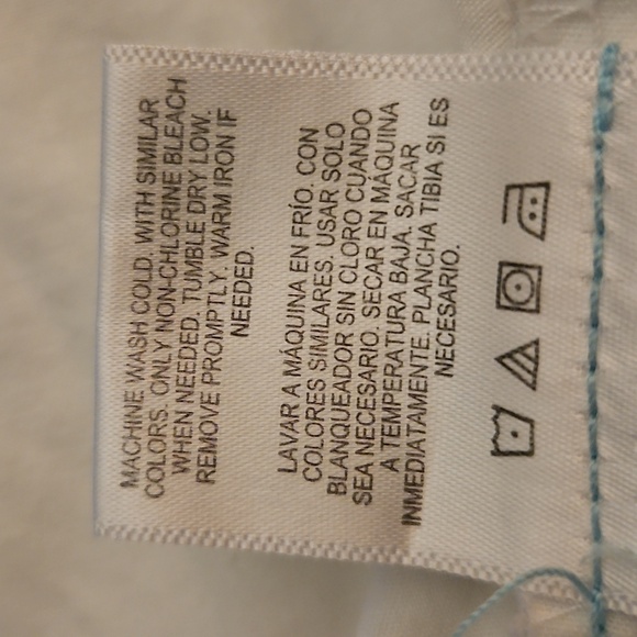 Vtg BONGO Western White Embroidered Long Sleeve Rodeo Snap Top - Picture 8 of 8